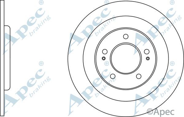 APEC BRAKING Jarrulevy DSK3018